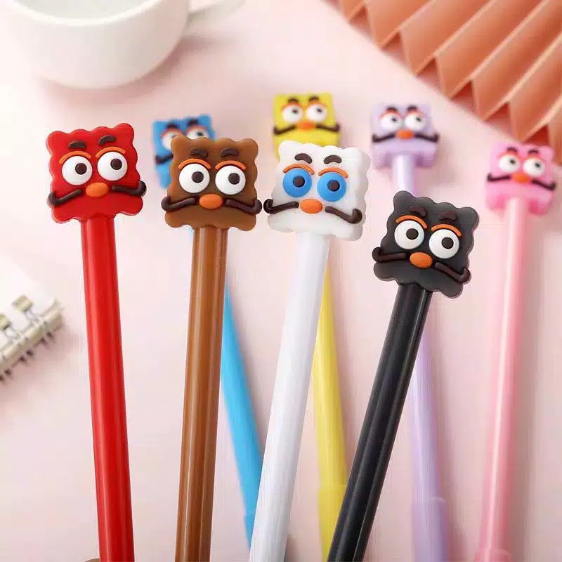 

Pulpen Boxy Karakter Spongebob / Pena Gel 0.50 mm