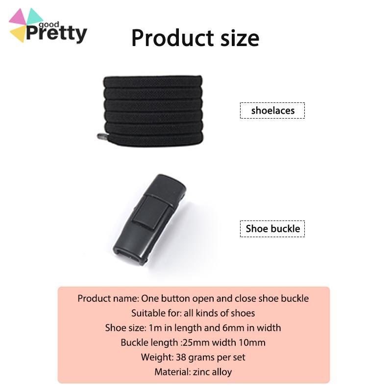 1 Set Tali Sepatu Magnet Simple Shoelace Magnetic Simple Lazy Tali Sepatu Elastis Bulat Karet Praktis - PD