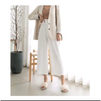 ORI IMPOR bukan jahitan! Super66 Celana wanita kulot highwaist / celana wanita murah panjang kulot scuba korean pants wide leg pants