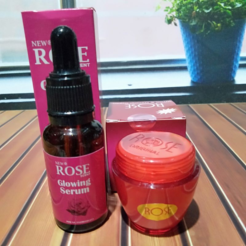 Paket Cream Rose Original 2in1 // Cream Rose+Serum