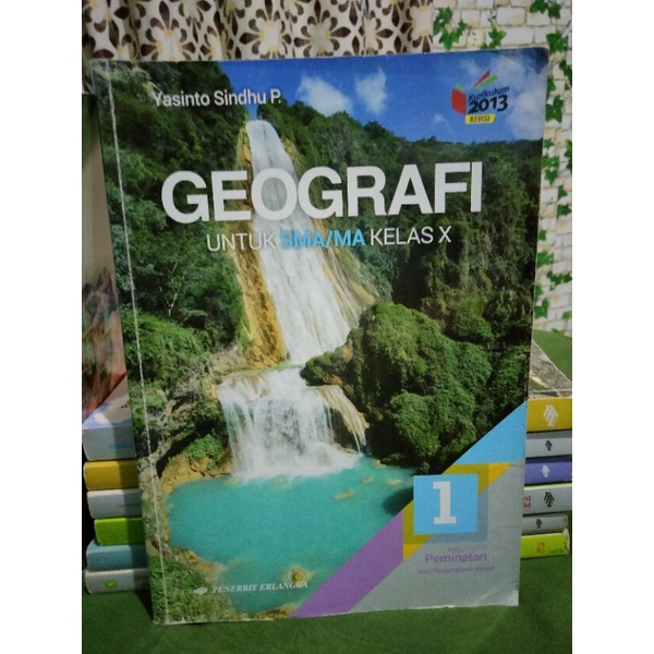 Buku Paket Geografi Kelas 10 Penerbit Erlangga [PRELOVED/BEKAS]