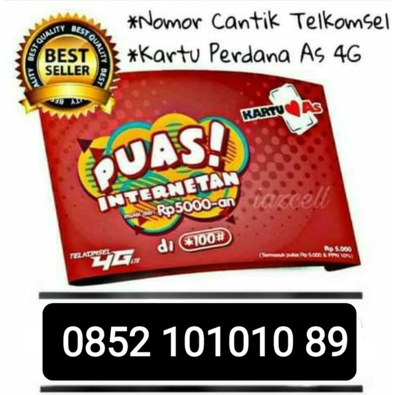 nomor as cantik 0852 101010 89