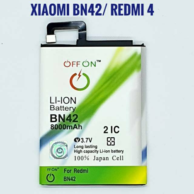 Offon BN42 BN 42 Redmi 4 / Redmi4 Original Baterai Batre Batere Battery Batrai