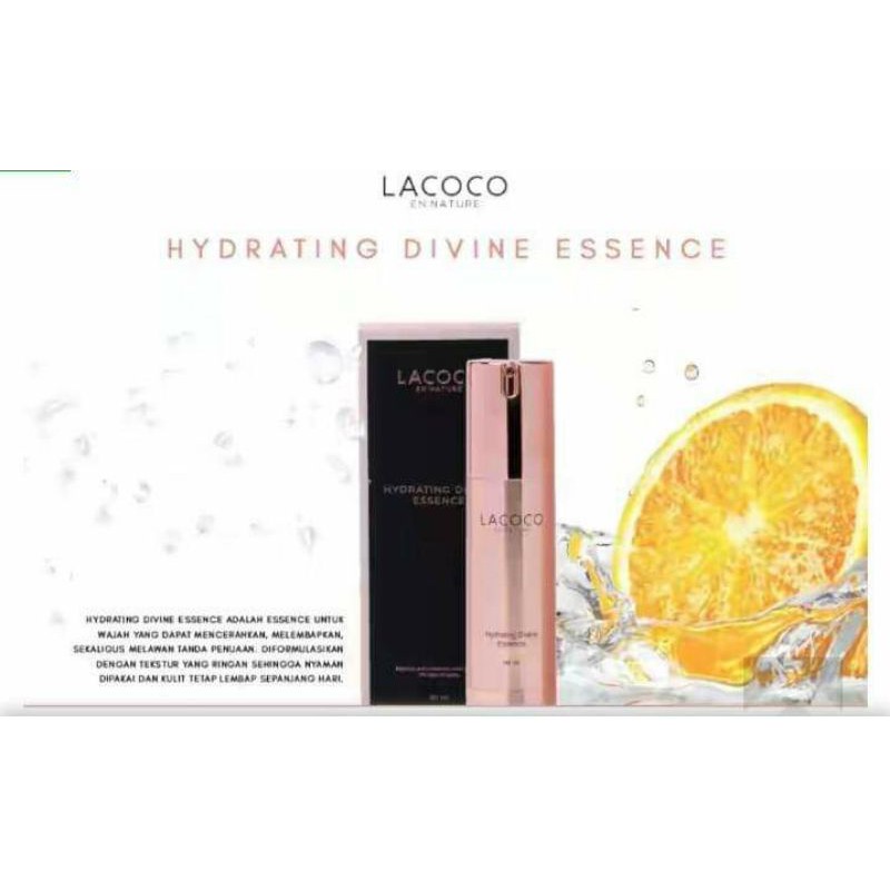 LACOCO HYDRATING DIVINE ESSENCE ASLU NASA,mencerahkan,melembabkan &memutihkan kulit