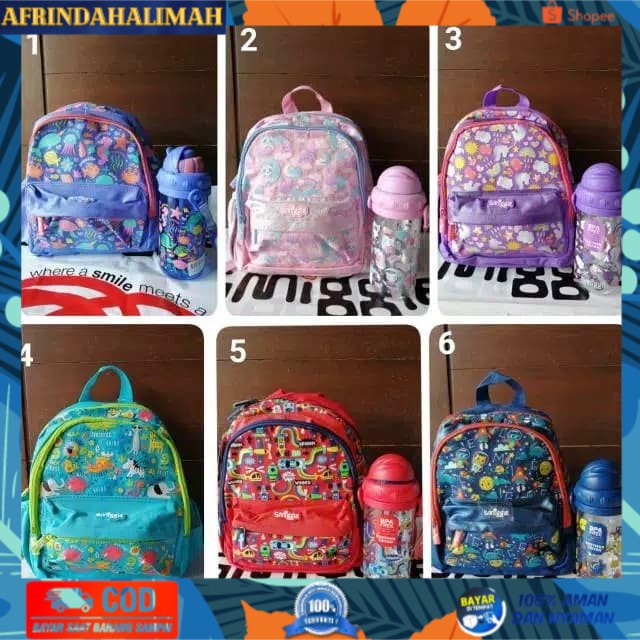

[TERBARU] Smiggle skip teeny tiny set backpack / tas sekolah anak PG / unicorn
