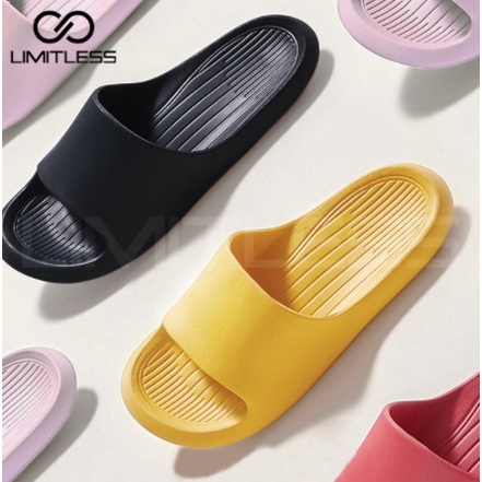 Sendal Wanita Limitless Sandal Selop Wanita Korea Rumahan Santai Murah Sendal Cewek Slop Karet ukuran 25 - 40