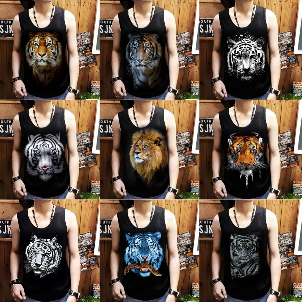 Singlet Lekbong combed Pria Macan keren baru