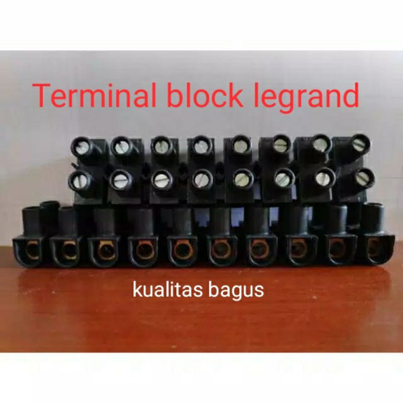 Terminal block / blok / krustin 6mm &amp; 10mm (kualitas sangat bagus) legrand