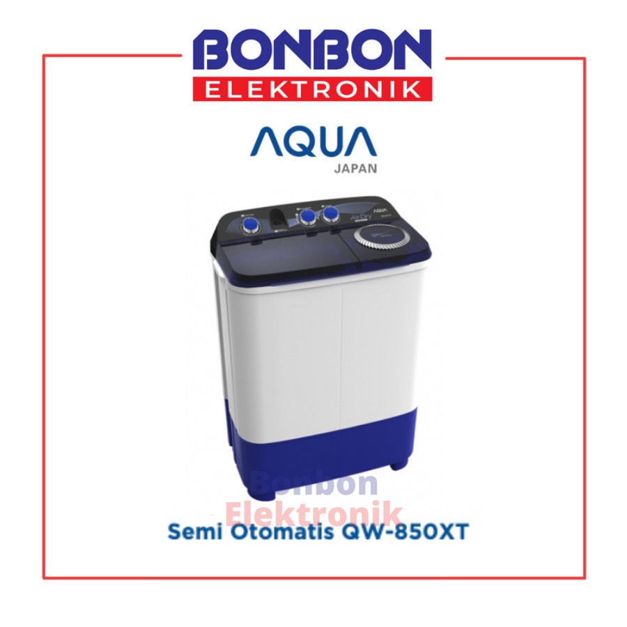 AQUA Mesin Cuci 2 Tabung 8KG QW-850XT / QW850XT