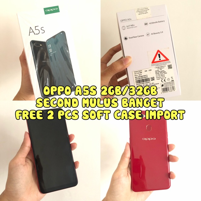 PRELOVED OPPO A5S SECOND MULUS RAM 2GB/32GB