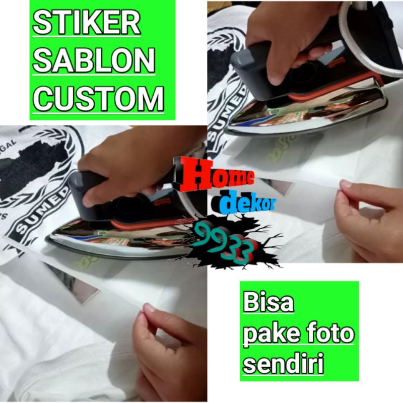 

Stiker Sablon setrika sendiri tahan lama aksesoris pakaian anak laki laki perempuan sticker label nama baju distro custom stiker label baju