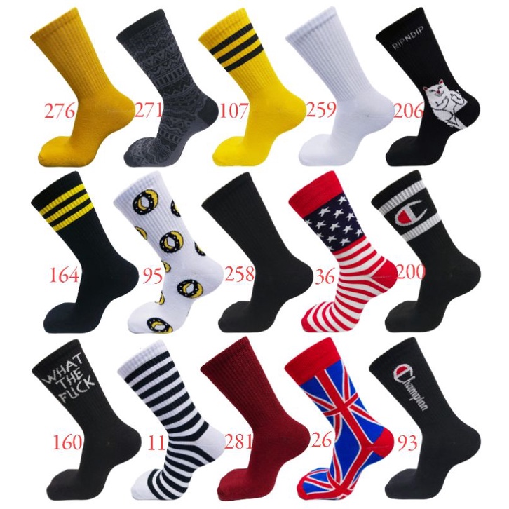 Kaos kaki skate oldschool bebas pilih motif / Kaos kaki old school-7