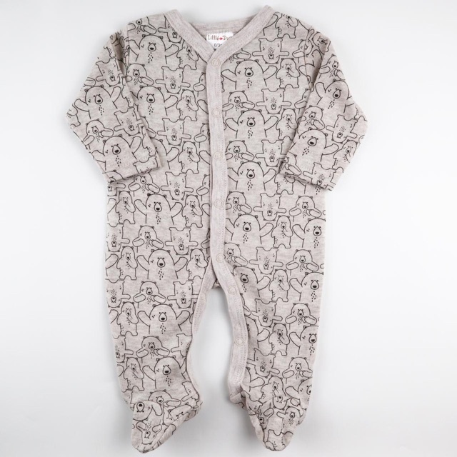 Sleepsuit motif happy bear bahan 100% cotton