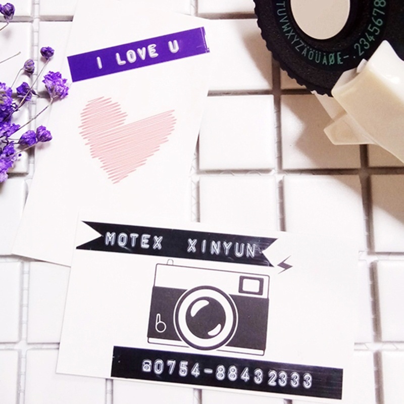 Btsg Untuk Motex E101 Mini Printer Pengganti Motex E101 Label Maker Wheel 9mm Untuk Letter Printing Manual Imprinting