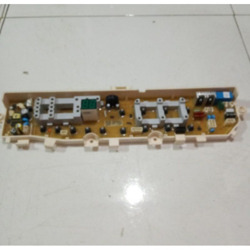 MODUL PCB MESIN CUCI 1 TABUNG SAMSUNG 13 TOMBOL  PCB top loading