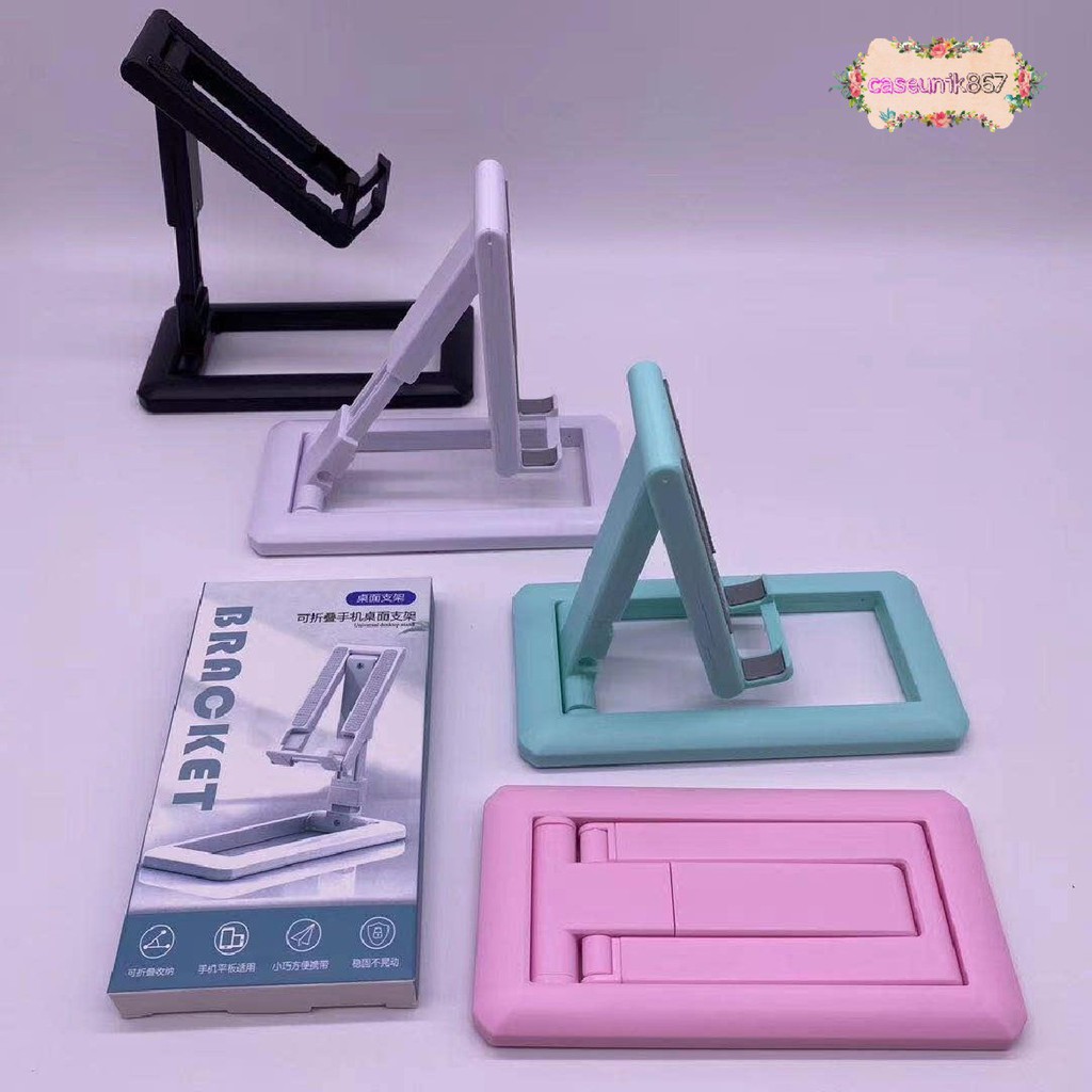 BM096 Bracket Holder phone Stand universal folding dudukan Hp tablet CS1308
