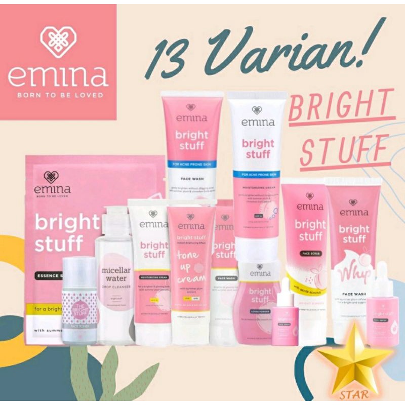 Emina Bright Stuff Series Satuan atau Seserahan