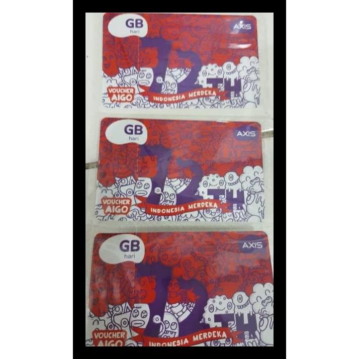 Voucher AIGO Axis 1 GB vocer data axis 1gb BERKUALITAS