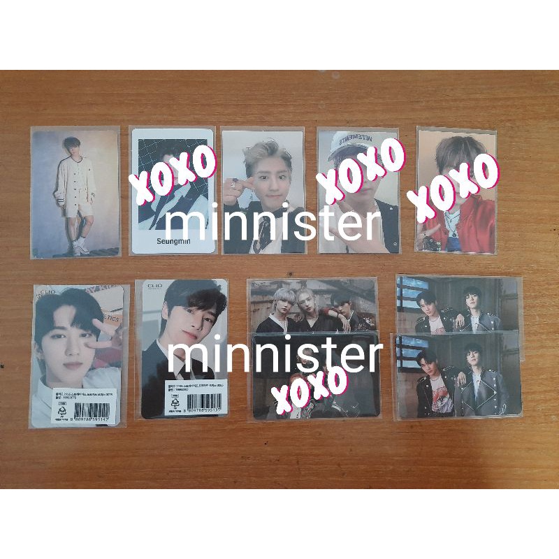 stray kids skz pc photocard go live concept, ds clio office, in life unit ( baca deskripsi )