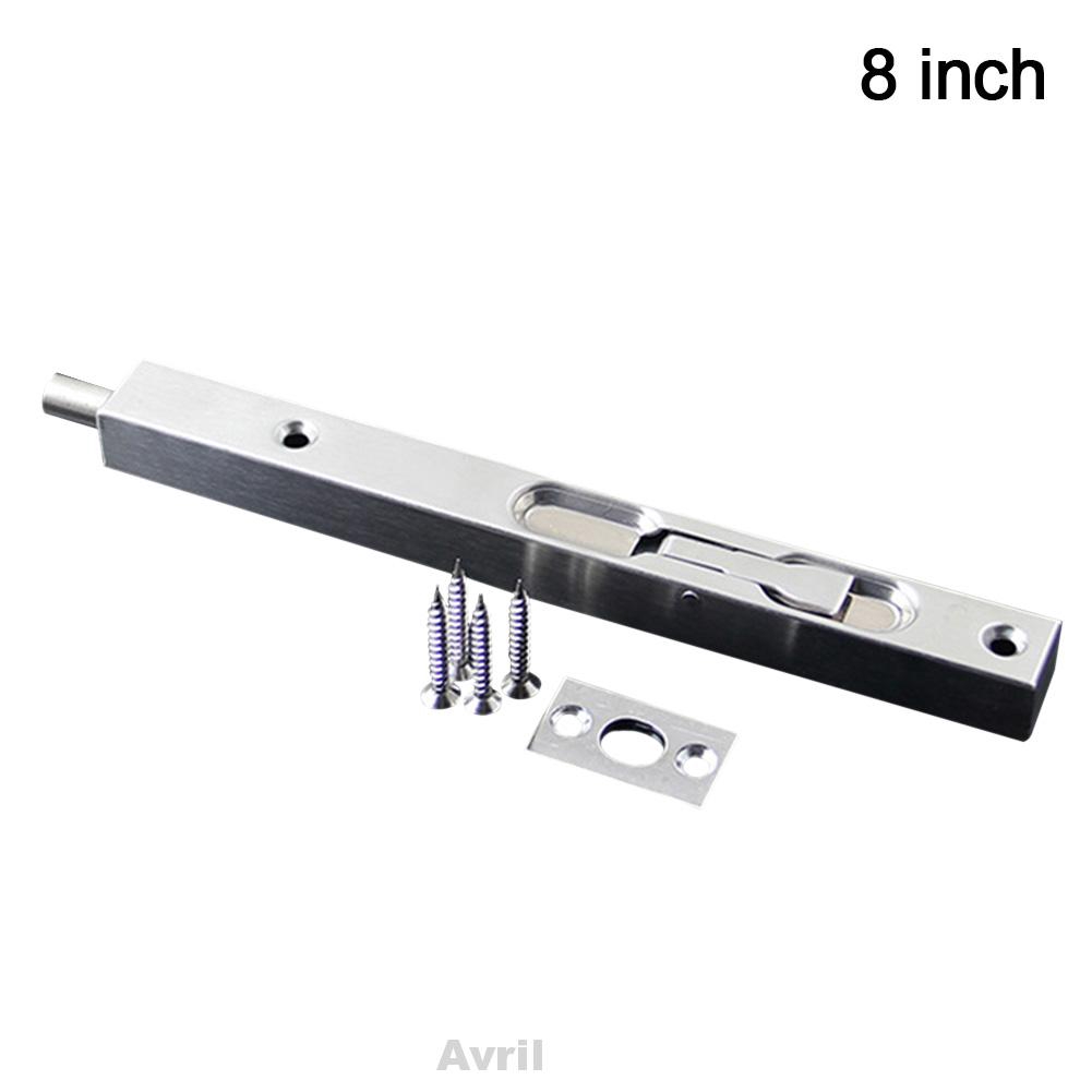 Slide Lock Flush Latch With Screws Concealed Lever Action Door