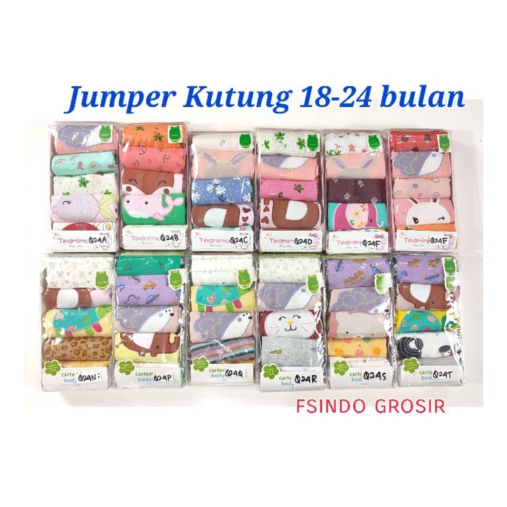 Jumper bayi kutung 5in1/Jumper anak kutung KODE Q