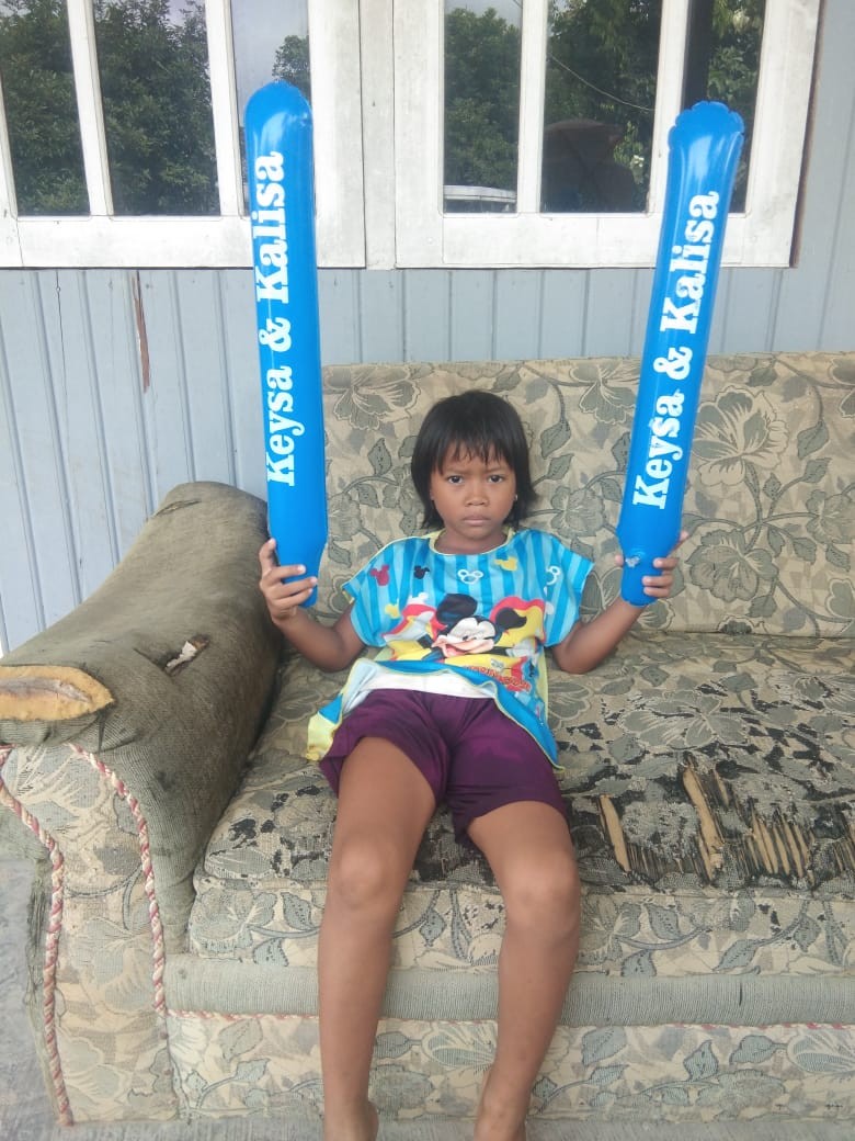 Balon Tepuk /balon  Supporter  | Sablon Logo Murah Meriah