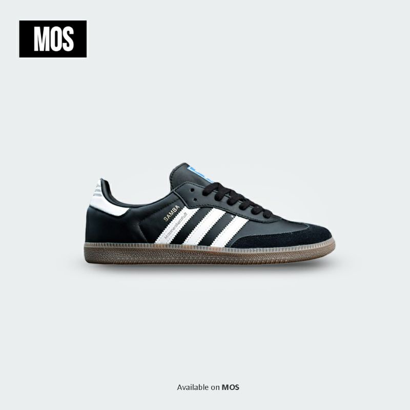ADIDAS SAMBA BLACK WHITE GUM