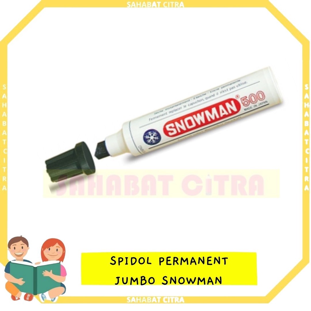 

SPIDOL SNOWMAN PERMANET JUMBO 500 PCS 白板笔