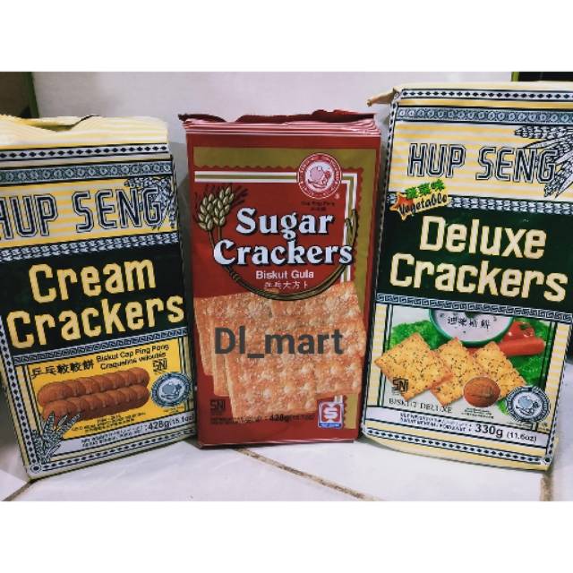 Hup Seng / cream crackers / Biskuit cap pingpong ...