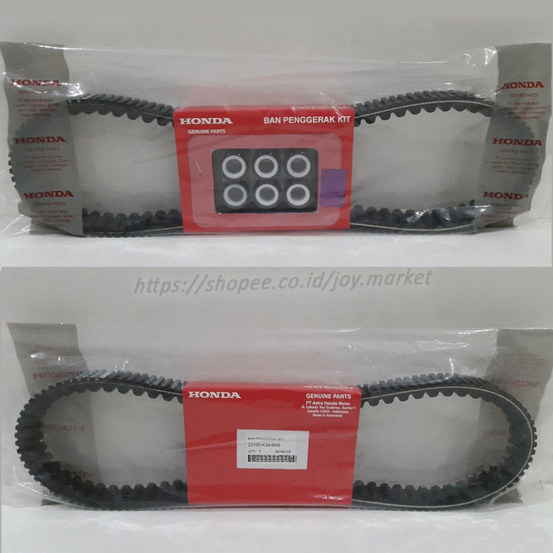 Vanbelt V Belt Vbelt Assy Roller Set AHM Honda Vario 125 LED 2015 2016 2017 2018 2019 2020 K35