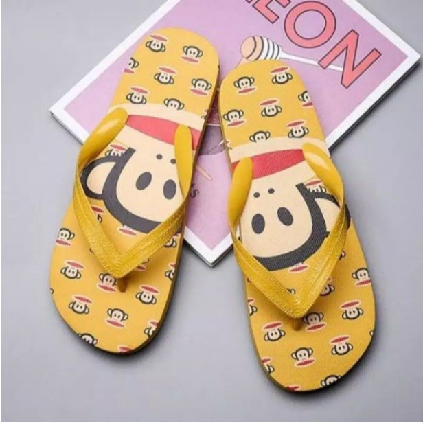 Sandal Jepit Spon Motif Monkey