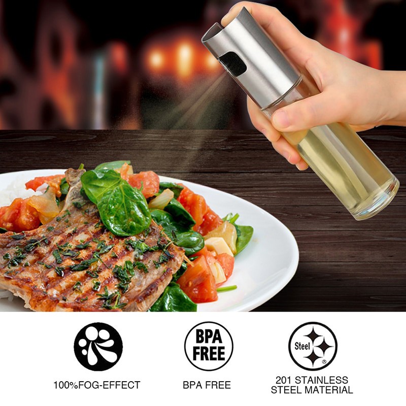 Botol Spray Minyak Olive Oil BBQ Chinese Food Botol Minyak Spray Oil 100ml Olive Oil Spray Bottle