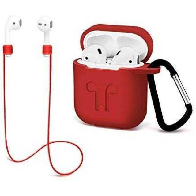 Termurah MEDAN For Apple Airpods Silicon case TWS i9s mini bluetooth earphone silikon ORI