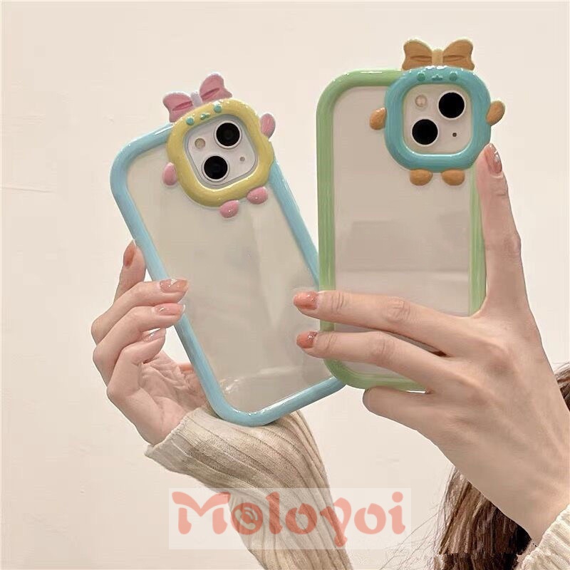 Soft Case Silikon TPU Desain Monster Warna-Warni Macaron Untuk IPhone 7Plus 11 12 13 Pro Max 8Plus XR X 7 8 XS Max SE 2020