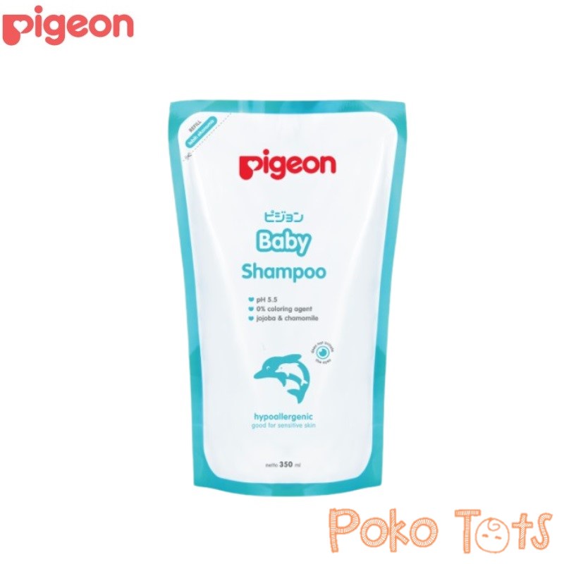 Pigeon Baby Shampoo Chamomile 350ml Shampo Bayi dan Anak Pouch Refill WHS