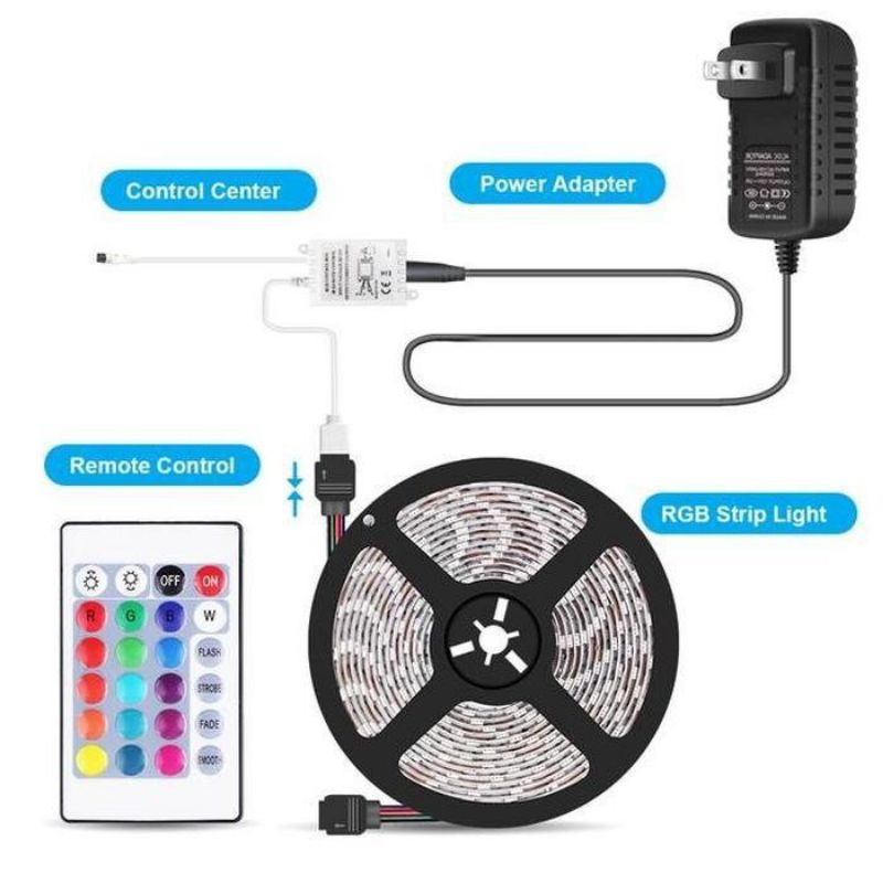 [ BISA COD ] Lampu LED Strip RGB Waterproof 3528 IP44 SMD 2835