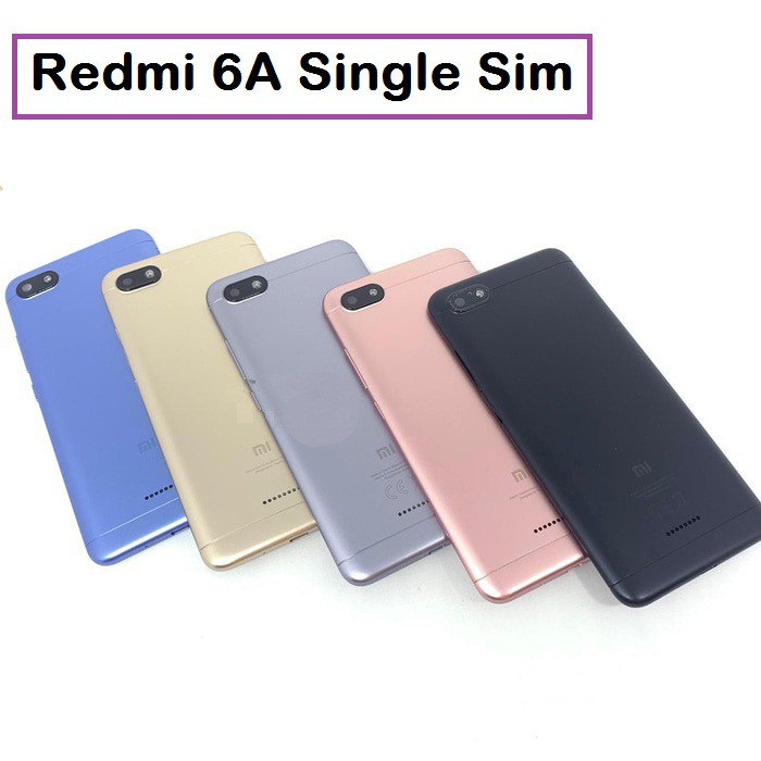 CASING BACKDOOR XIAOMI REDMI 6A SINGLE SIM