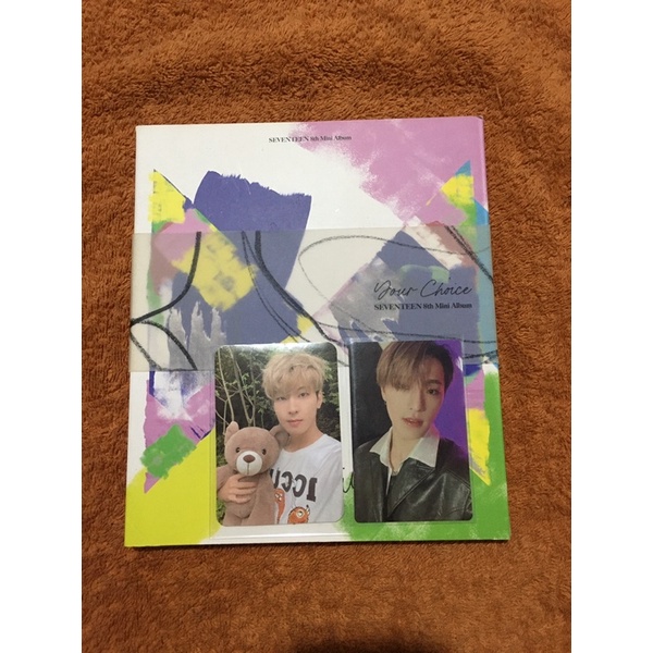 DICON TEDDY BEAR WONWOO PAIR ALBUM YOUR CHOICE, DINO CARVER