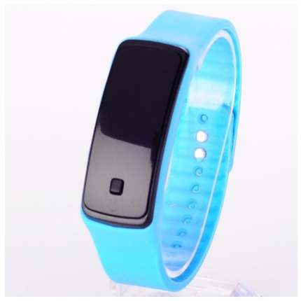 ✅COD JT002 Jam Tangan Led Digital Watch Pria Wanita Fashion Sport Keren Souvenir Import-Var 1 Biru Muda