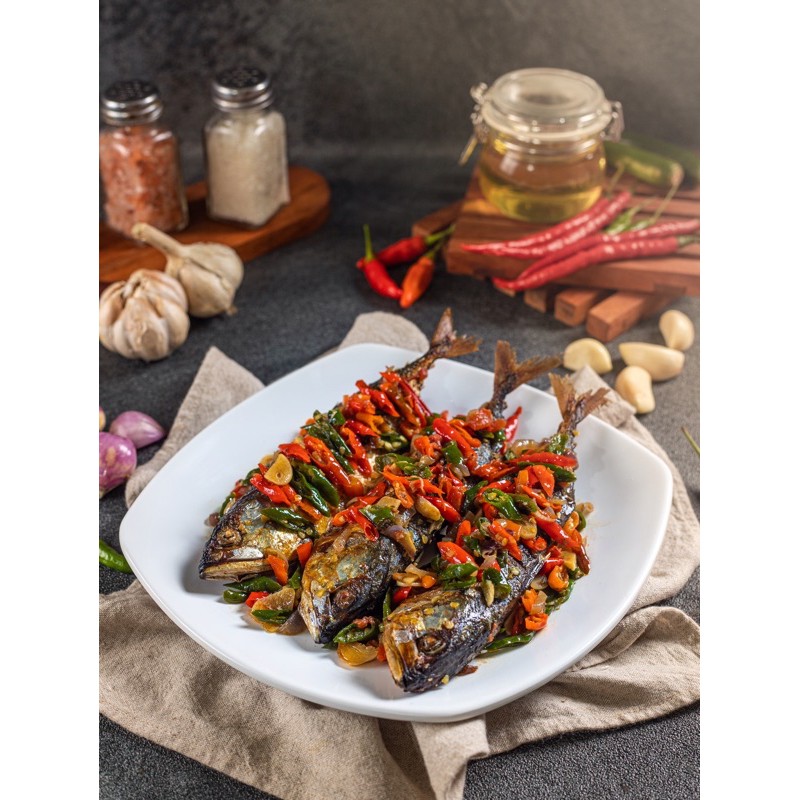 

Kembung tumis biasa/ tumis mercon