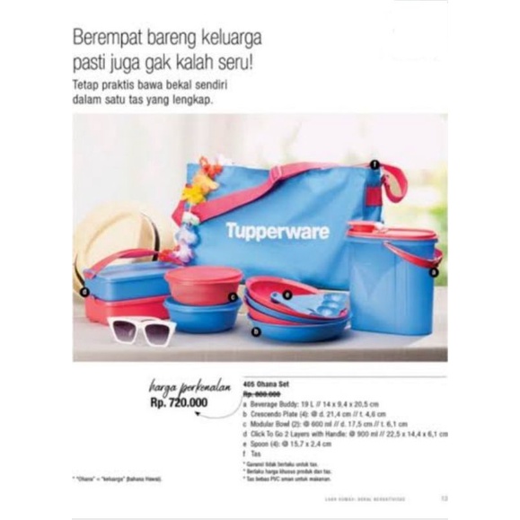 Tupperware Ohana set