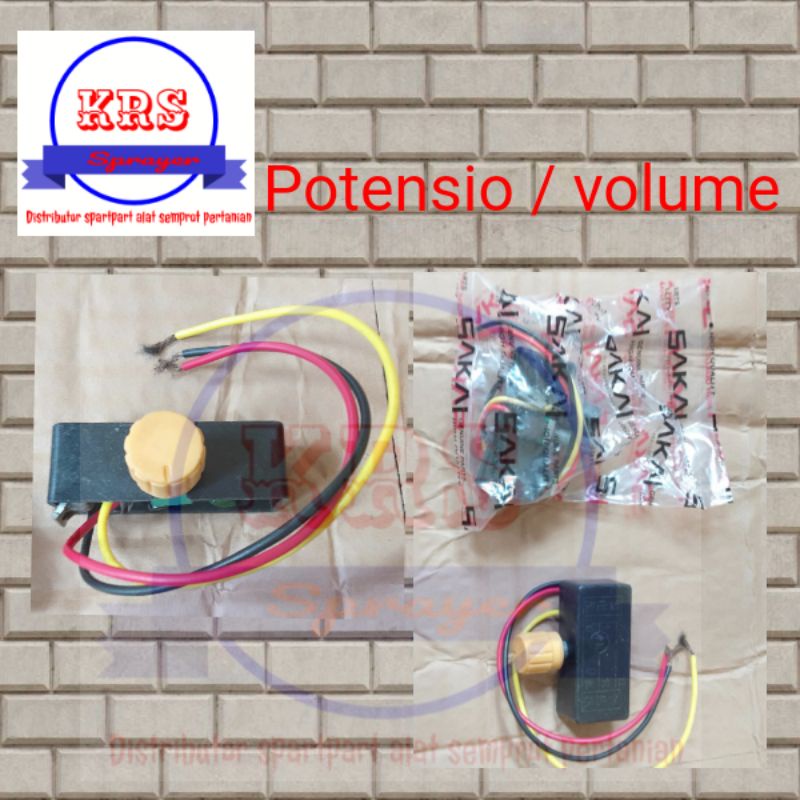 potensio sprayer elektrik