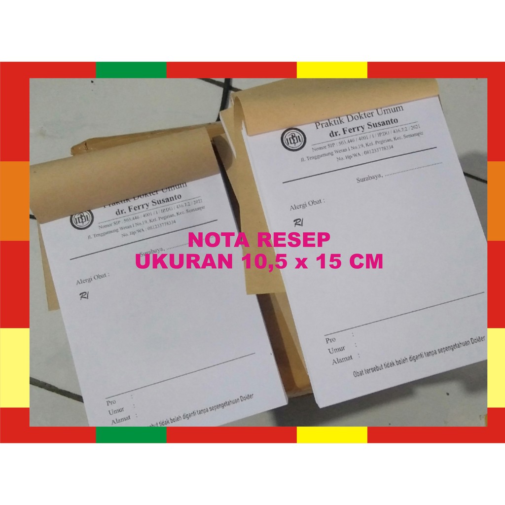 

Buku Catatan Resep Ukuran A6 Custom Desain