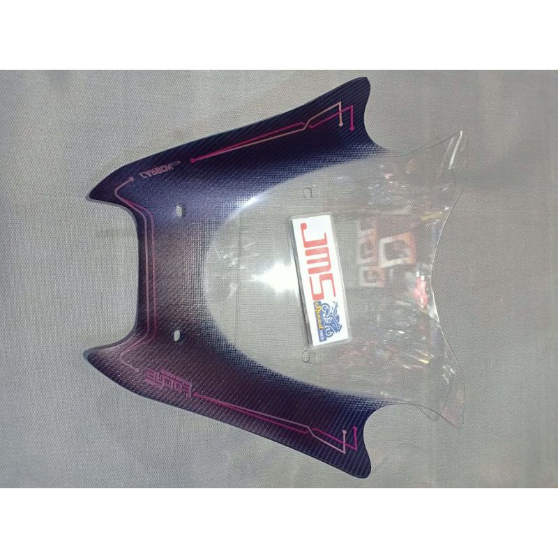 visor winsil carbon ocito yamaha nmax lama dan nmax new 2020 pnp tebal 3 mili