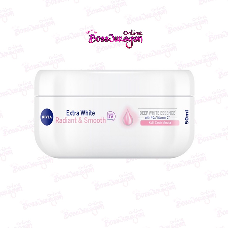 (BOSS) NIVEA Body CREAM Extra White Radiant &amp; Smooth Cream 50 ml