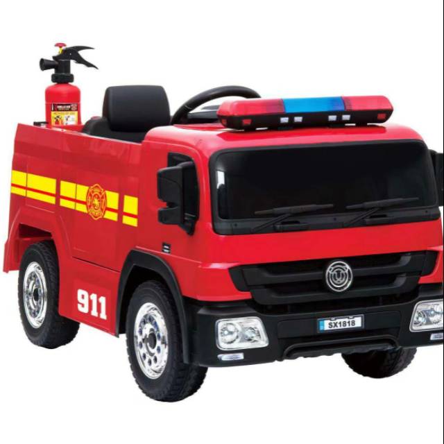 MAINAN ANAK MOBIL AKI DAMKAR PEMADAM KEBAKARAN FIRE TRUCK MAINAN ANAK MOBIL AKI DAMKAR PEMADAM KEBAKARAN FIRE TRUCK