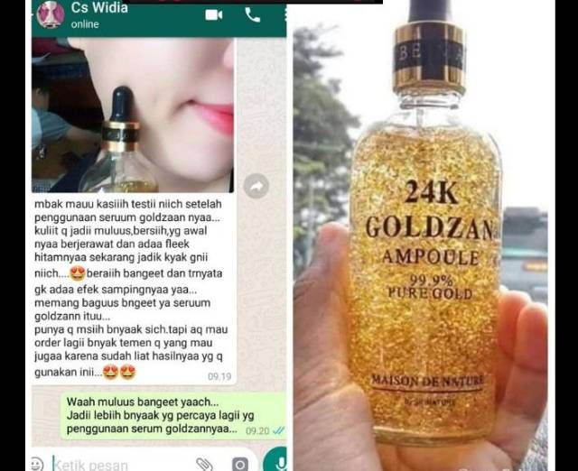 Kelebihan Serum 24k Goldzan Ampoule By Maison De Nature Shopee Indonesia