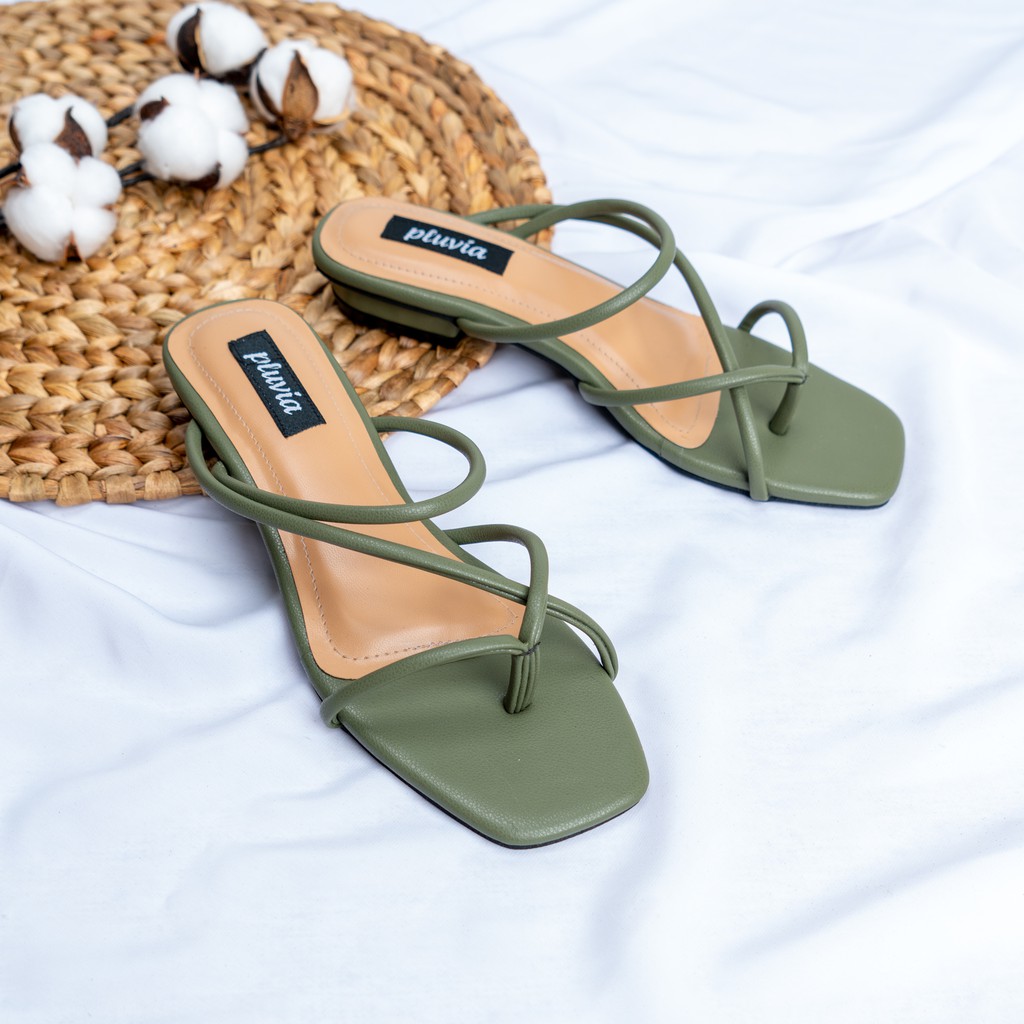 Pluvia MAIYA Sandal Tali Wanita-Hijau