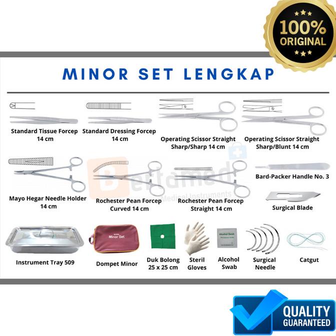 Minor Set Lengkap / Set Bedah Minor Lengkap