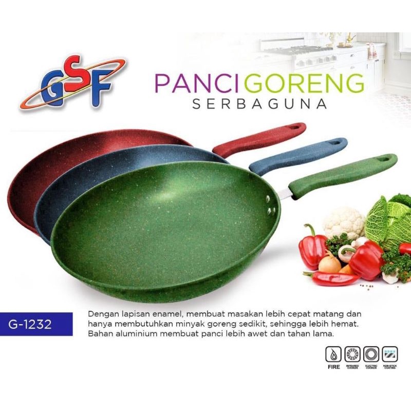 wajan gagang warna GSF 1232